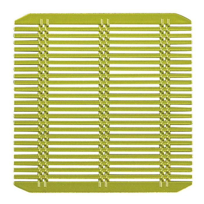 Fukui Craft Square Soba Sudare Mat Green From Japan 11.5Cm