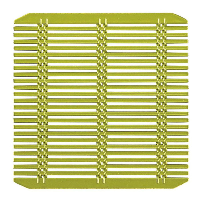 福井工艺方形荞麦面苏达垫绿色 17.1 厘米日本