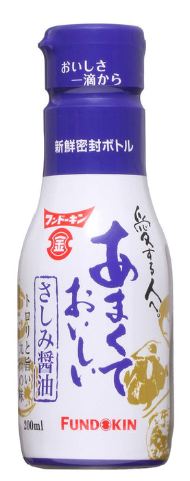 Fundokin Sweet & Delicious Sashimi Soy Sauce 200Ml X 4 Bottles - Japanese Sauce