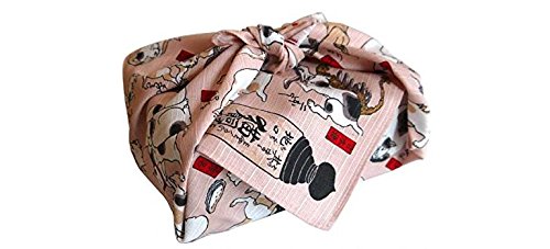 Musubi Furoshiki Cat-Kai 53 Hiki 48Cm 100% Cotton Japanese Shibori Made In Japan