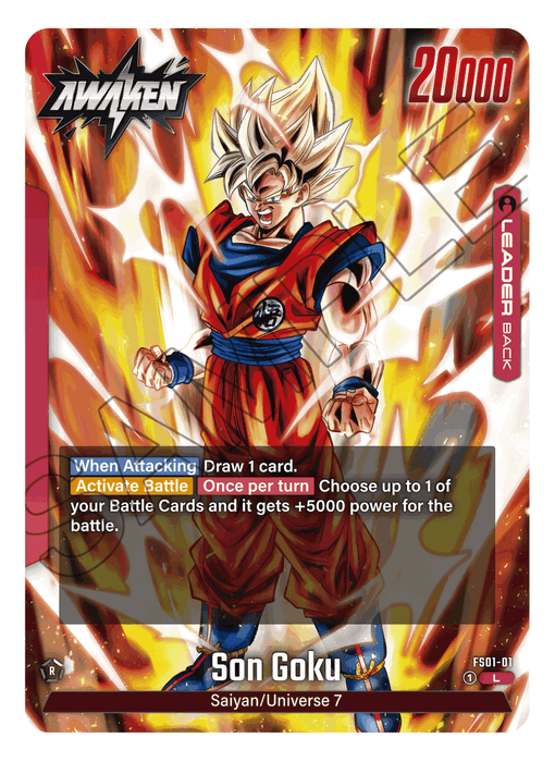 Dragon Ball Super Card Game Fusion World Starter Decks - Son Goku FS01