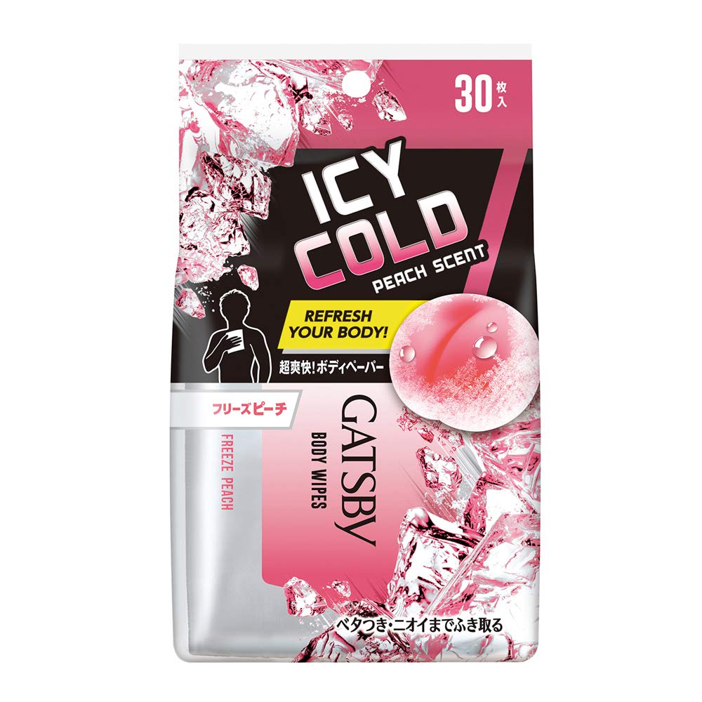 Gatsby Japan Body Paper Freeze Peach 30 Sheets