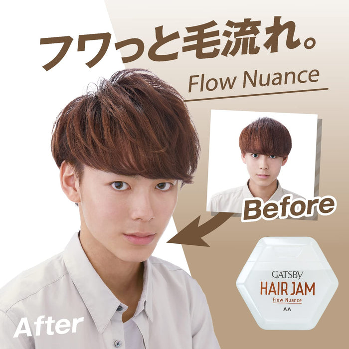 Mandom Gatsby Hair Jam Flow Nuance 110ml - Japanese Hair Styling Products For Men