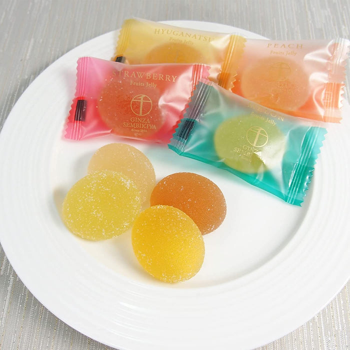 Ginza Sembikiya Japan Gift Sweets Jelly Assortment Patisserie Hitokuchi Fruit Jelly
