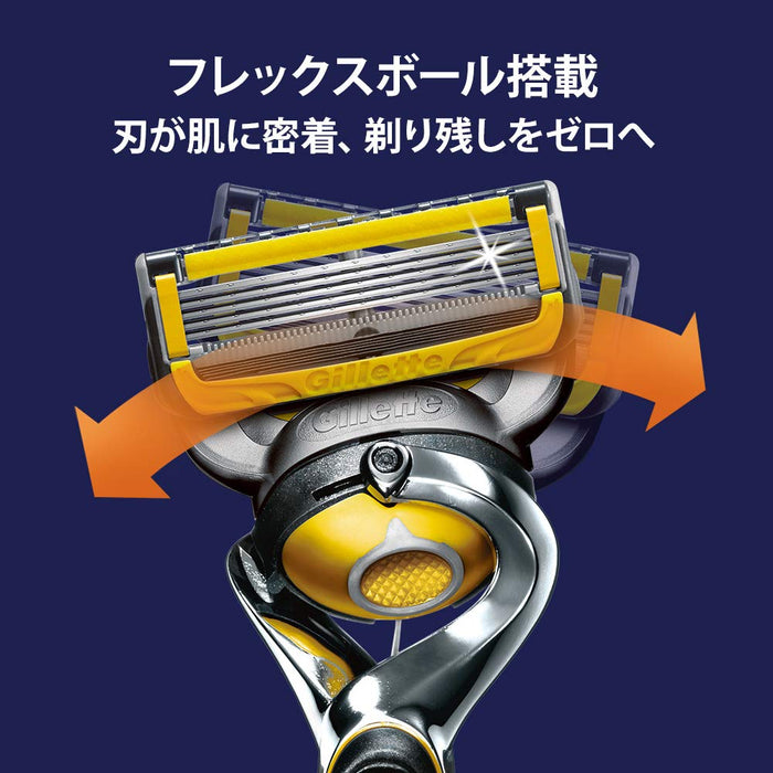Gillette Proshield Razor Japan Main Unit + 2 Spare Blades