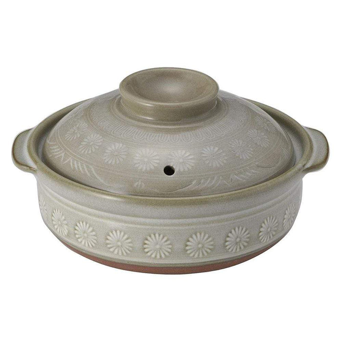 Ginpo Mishima 19Cm Non-Induction Donabe Casserole From Japan