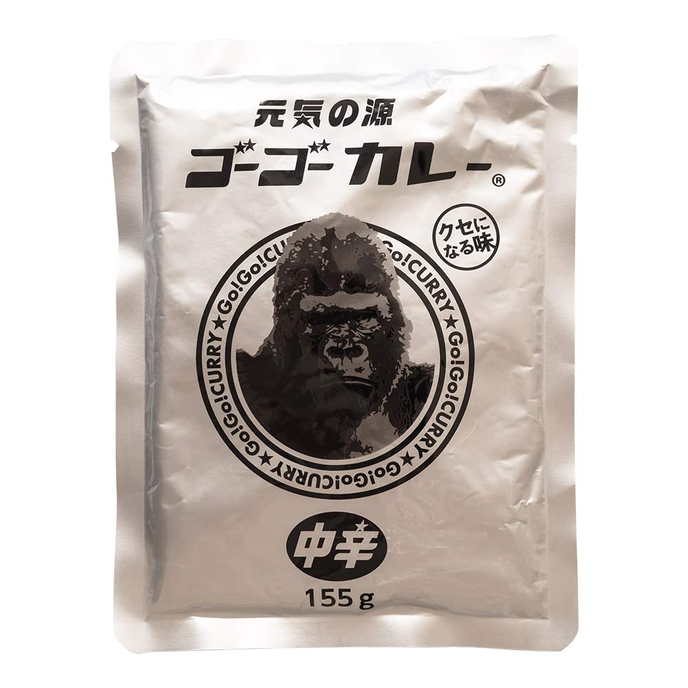Go Go Curry Retort Commercial Medium Spicy (155g) 10 Meals Set Assorted Curry Retort Curry Large Capacity Emergency Food