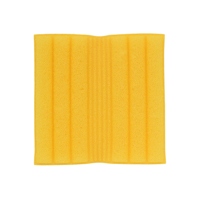 Lec Gekiochi-Kun Groove Washable Quick-Drying Dishwashing Sponge Sheet (Good Design Award Winner) 13X13Cm K00213 - Made In Japan
