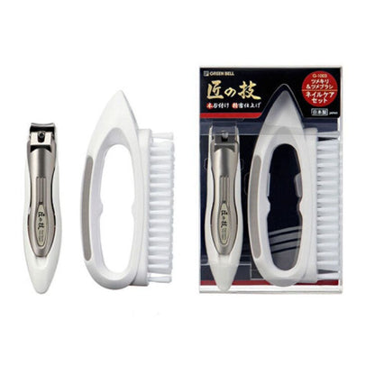 Green Bell Japan Takuminowaza Nail Clipper Brush Set