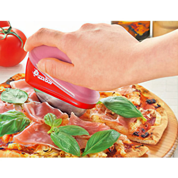 Gs Home Products Stainless Steel Pizza Cutter Wheel Red