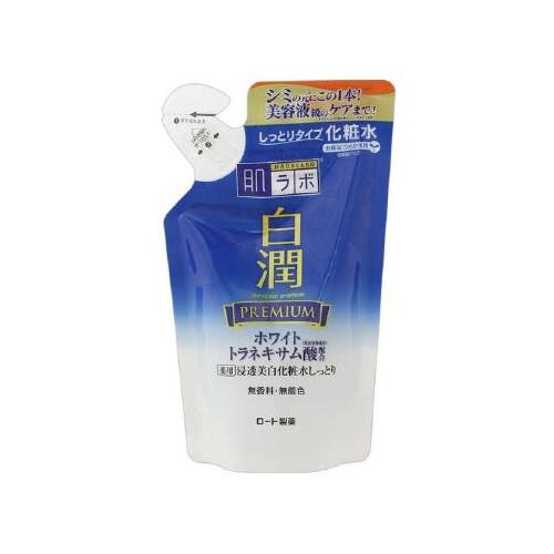 Hadalabo Shirojyun Premium Medicated Whitening Lotion Moist Refill 170ml Japan With Love