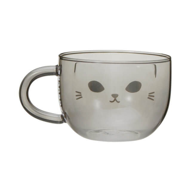 Halloween 2022 heat resistant glass mug cat 355ml - Japanese Starbucks
