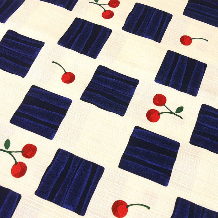 Hama Pattern Furoshiki Cloth 90Cm Japan Cherry Checkered