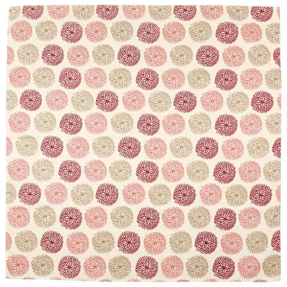 Hama Pattern Furoshiki Cloth Chrysanthemum Pink 90Cm - Japanese Gift Wrap
