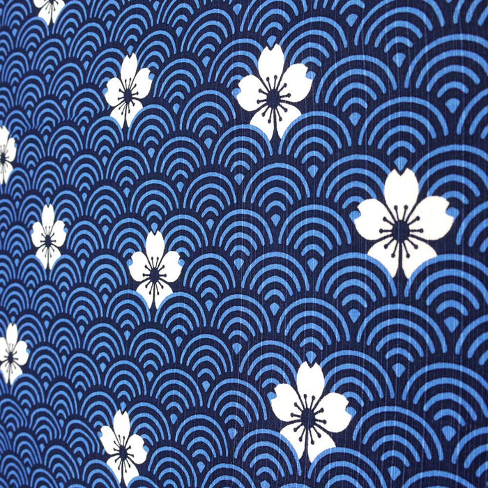 Hama Pattern Furoshiki 70Cm Sakura Seigaiha Con - Japanese Inner Cloth