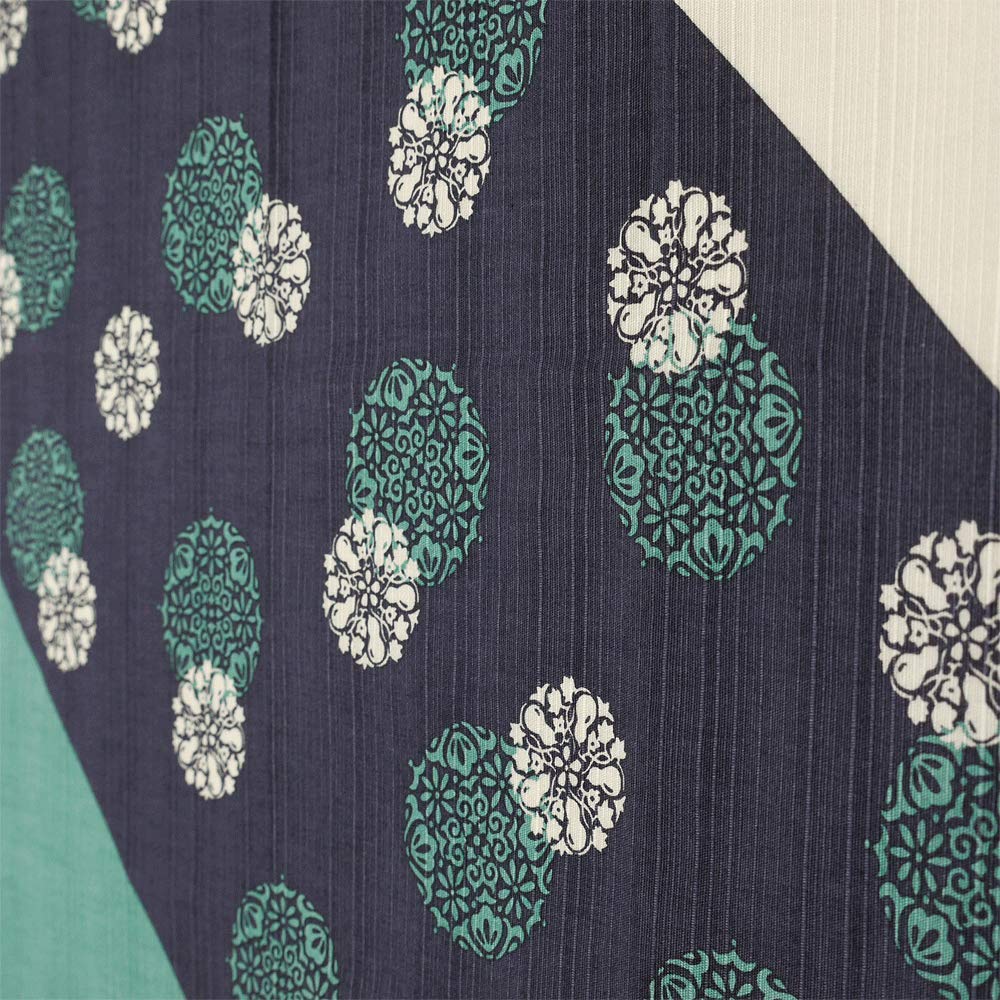 Hama Pattern Furoshiki 50Cm Yumehana Komon Navy Blue | Japanese Cloth