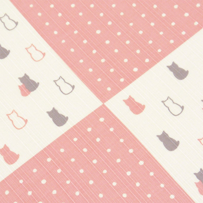 Hama 圖案日本貓粉紅裹布 50 公分 Hamamonyo