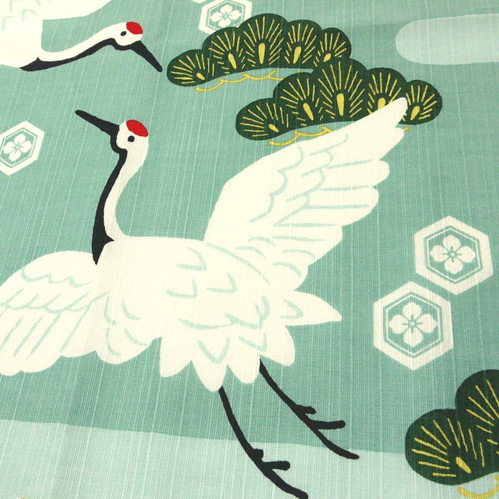 Hama Pattern Japanese Kotobuki Cranes Dance Wrapping Cloth 50Cm