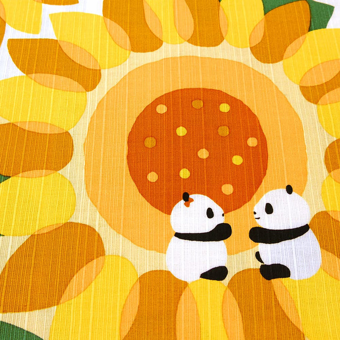 Hama Pattern Japan Sunflower & Panda Small Wrapping Cloth 50Cm