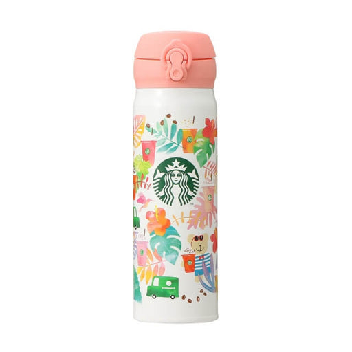 Handy Stainless Bottle Summer Days 500ml - Japanese Starbucks