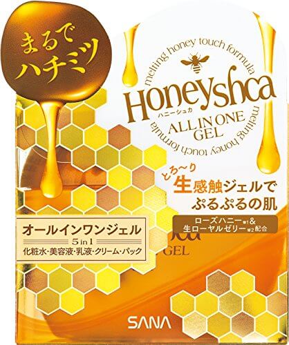 Sana Honeyshca All In One Gel For Moisturizing And Skin Firmness 150g - Japanese Honey Gel