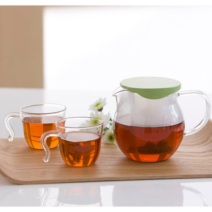 Hario Brown Tea Flatty 450Ml Japan Chf-45Gg