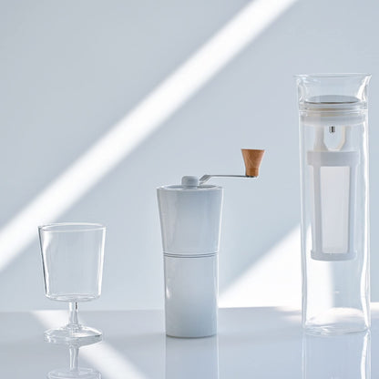 Hario Ceramic Coffee Grinder 30G White Arita Ware Japan S-Ccg-2-W