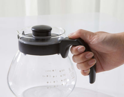 Hario Japan Coffee & Tea Server Lever 1000Ml Dishwasher/Microwave Safe Tc-100B