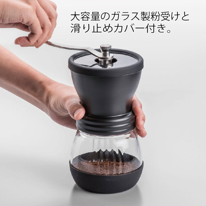 Hario Coffee Mill Black Ceramic Skeleton Mscs-2B - Japanese Made