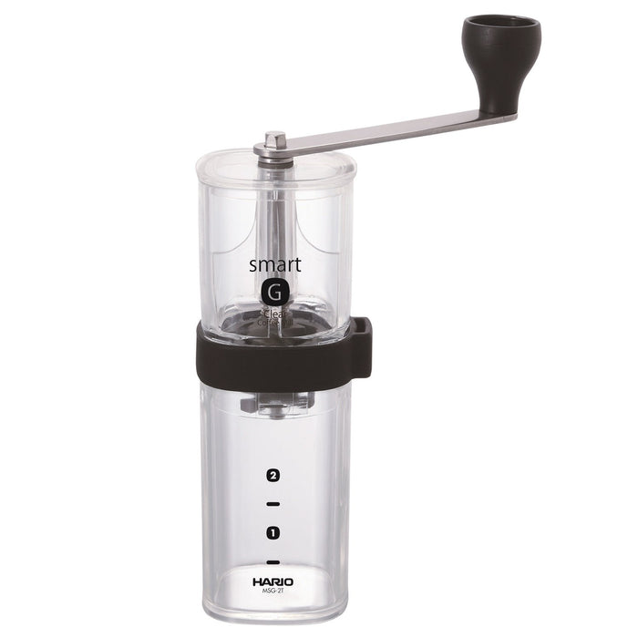 Hario Coffee Mill Smart G Clear - Japan - Msg-2-T
