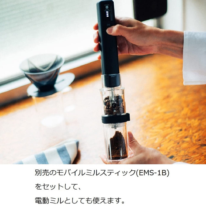 Hario Coffee Mill Smart G Transparent Black Japan - Msg-2-Tb