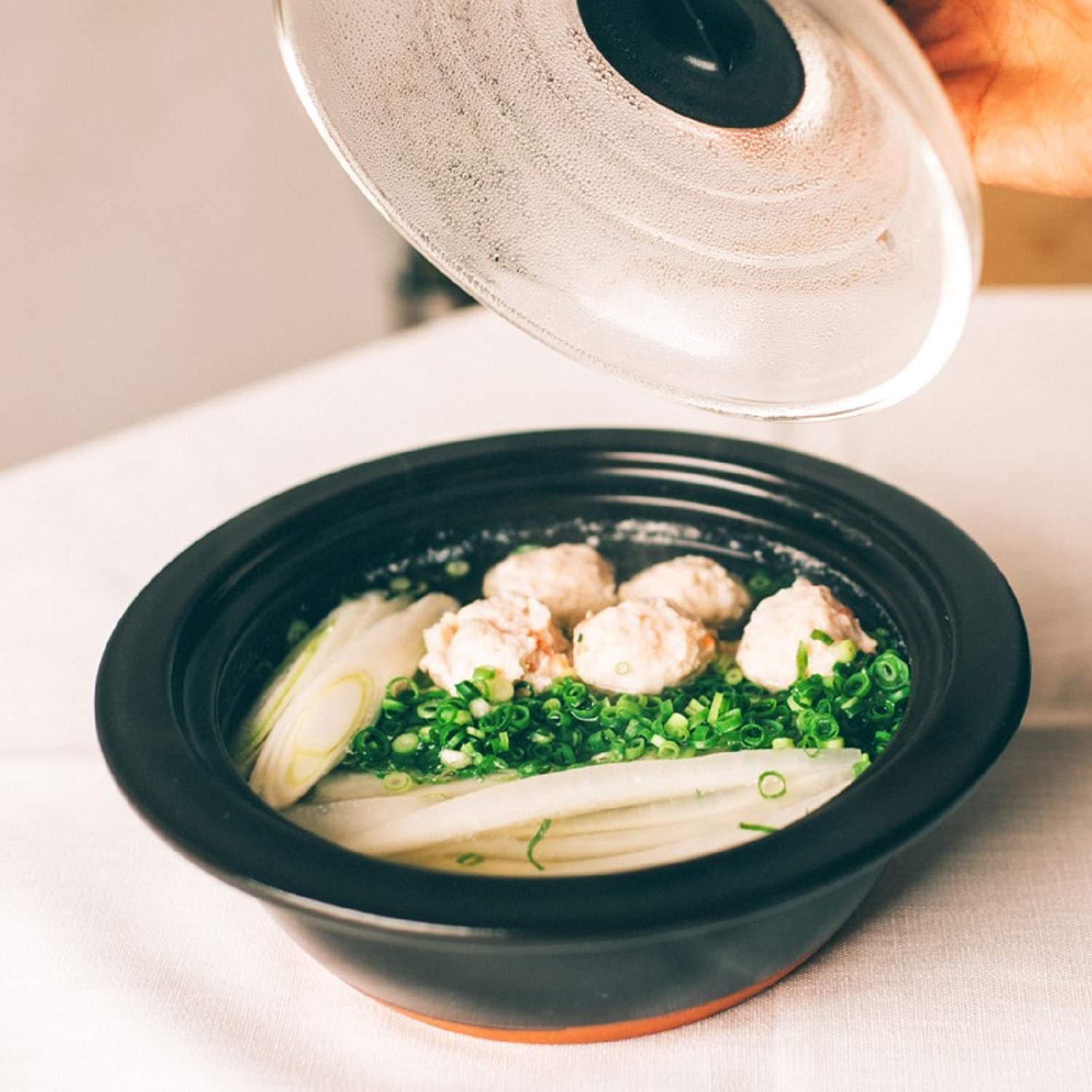 Hario Earthen Pot No.9 3000Ml GDN-255-B Black