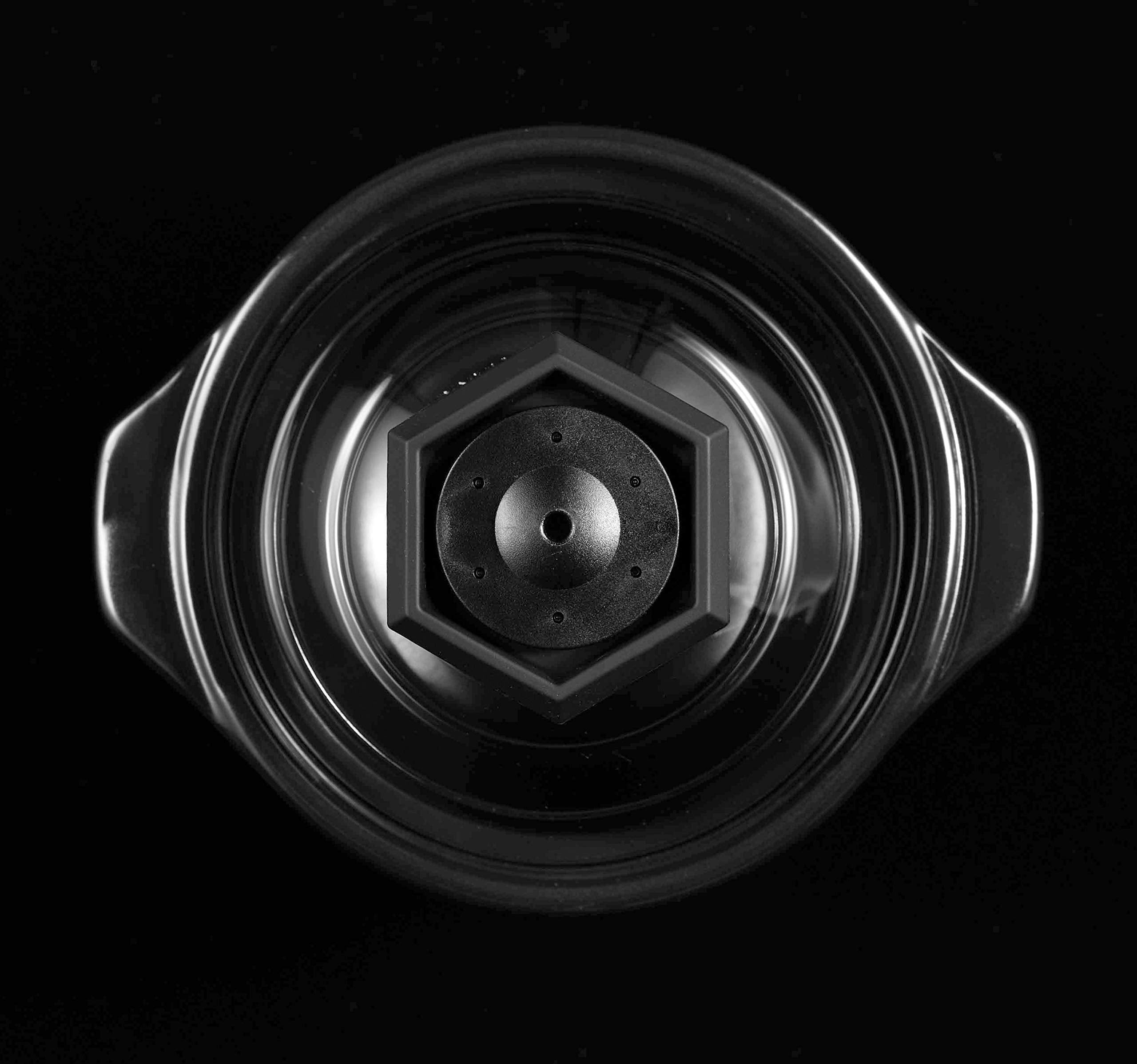 Hario Glass Rice Pot GNR-150-B Black 1-2 Cup Japan