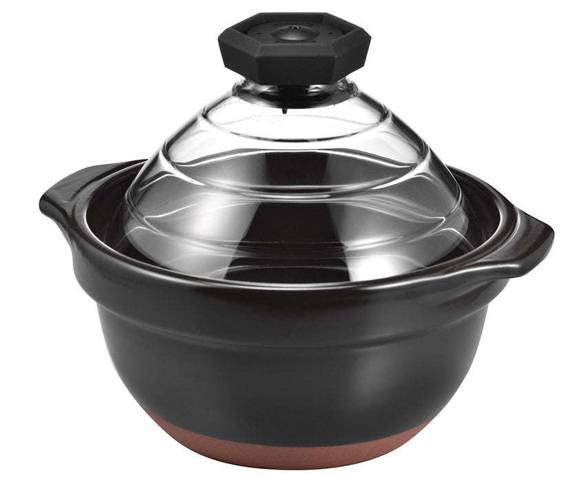 Hario Rice Pot 2-3 Cup GNR-200-B Glass Lid