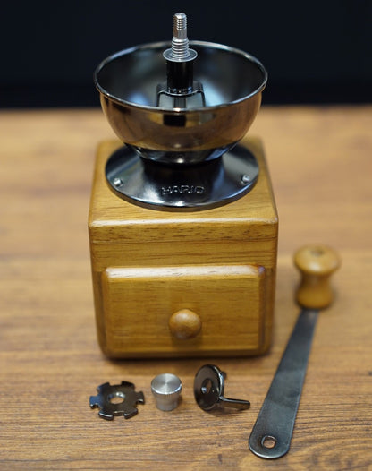 Hario Mm-2 Brown Hand Ground Coffee Mill Small Coffee Grinder From Japan