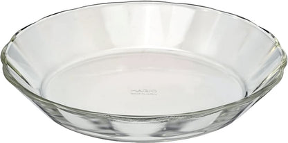 Hario Japan Heat Resistant Glass Plate 1100Ml Buono Kitchen Hpl-110-Bk Clear