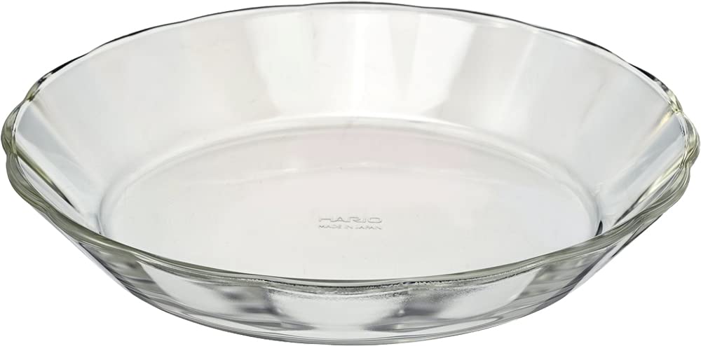 Hario Japan Heat Resistant Glass Plate 1100Ml Buono Kitchen Hpl-110-Bk Clear