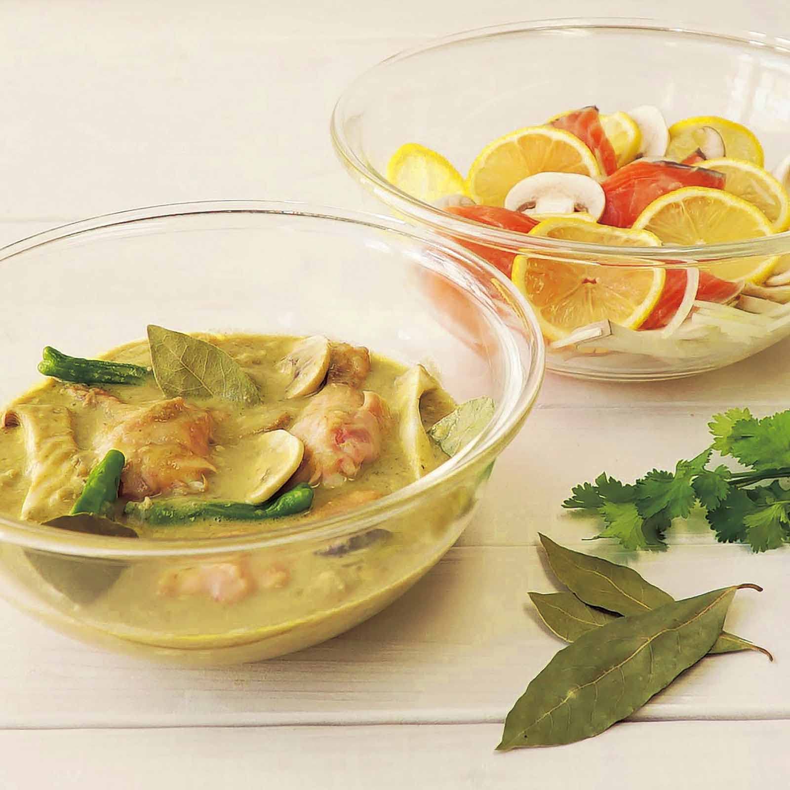 Hario Japan Heat Resistant Glass Shallow Bowl 2500Ml Buono Kitchen Mxpa-250-Bk Clear