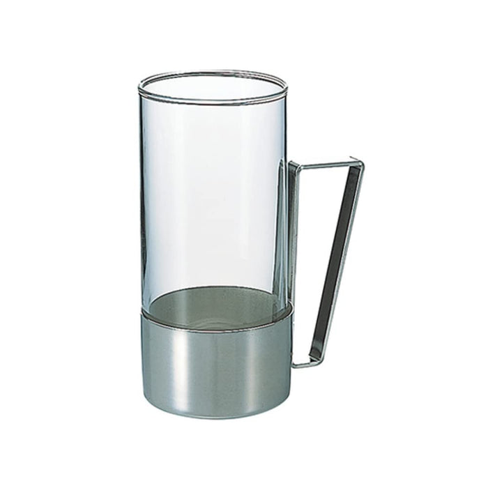 Hario Heat Resistant Glass Holder 220Ml Stainless Steel Hot Glass Square Hw-8Ssv Made In Japan
