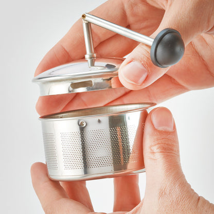 Hario Tea King Silver Chan-2Sv Japan Set For 2 People