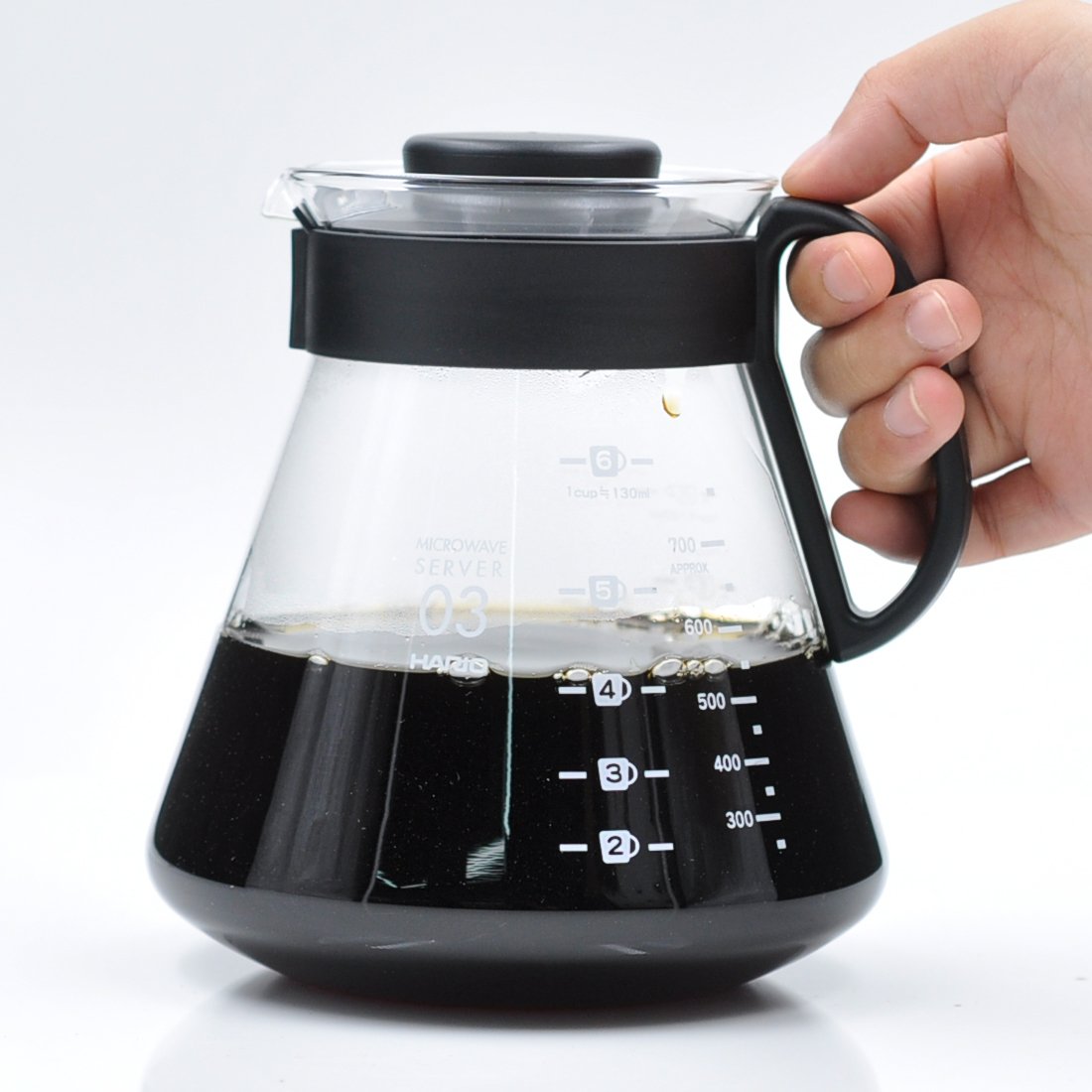 Hario V60 Range Server 800Ml Black Xvd-80B Made In Japan