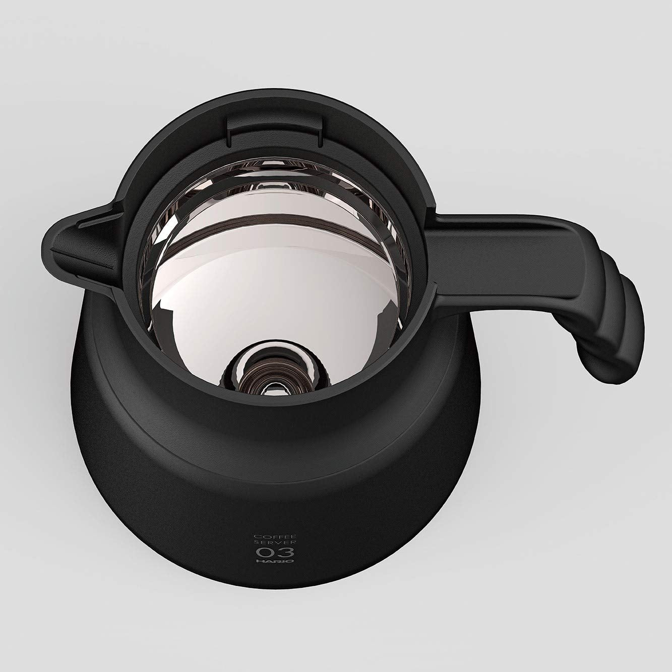 Hario V60 Thermal Stainless Server Plus 800Ml Japan Storage Capacity Black Vhsn-80-B