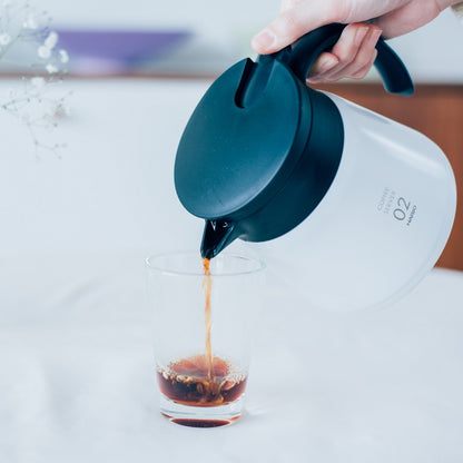 Hario V60 Thermal Stainless Steel Server 600 White Vhs-60W - Made In Japan