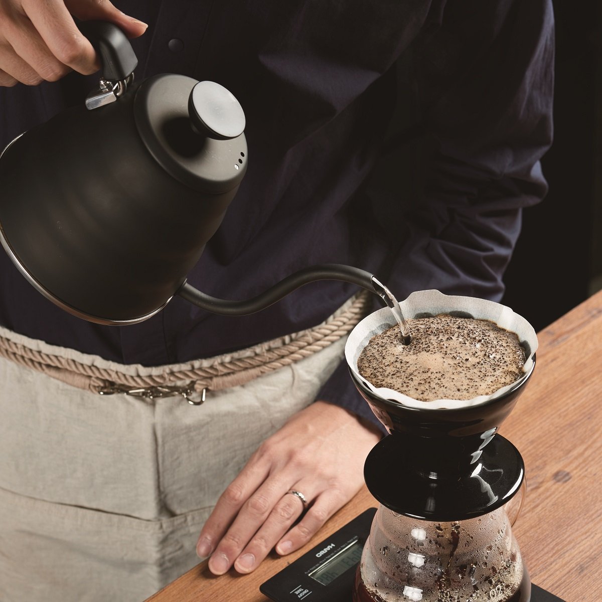 Hario V60 KDC-02-B 400ML Black Coffee Dripper