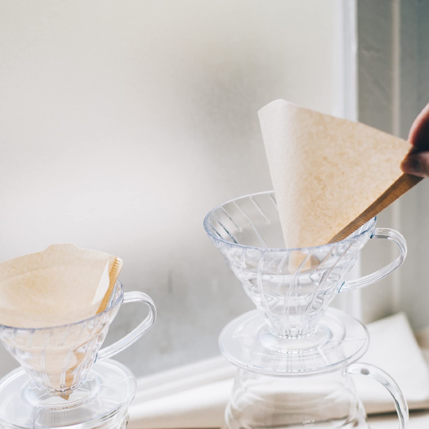 Hario V60 Transparent Dripper 03 VDR-03-T 1-6 Cup Coffee Japan