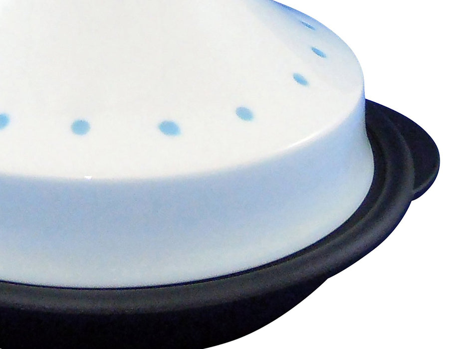 Oriental Ceramics Hasami Ware & Nambu Tekki Ih Pao Tajine Pot Blue Firefly Id-19-01 Japan