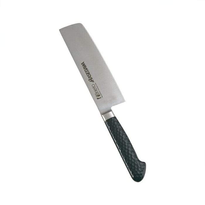 Hasegawa Stainless Steel Antibacterial Nakiri Knife Nakiri 160mm - Black