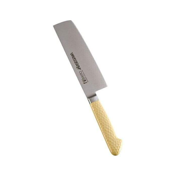 Hasegawa Stainless Steel Antibacterial Nakiri Knife Nakiri 160mm - Yellow