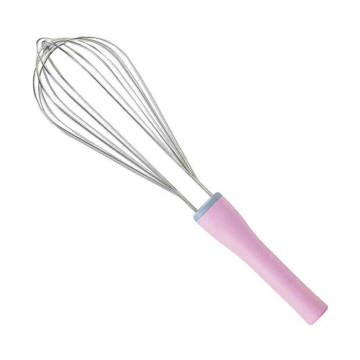 Hasegawa Stainless Steel Whisk 7 Wires 300mm - Pink