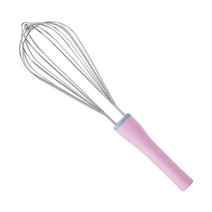 Hasegawa Stainless Steel Whisk 8 Wires 250mm - Pink
